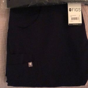 Brand new Fig navy scrubs with tags
